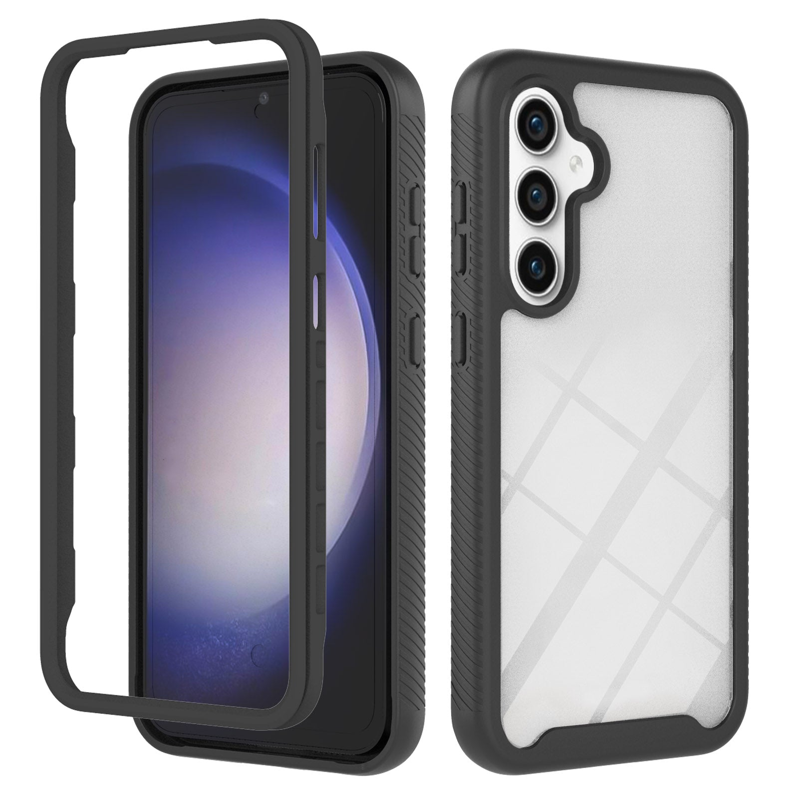 YB PC Series-3 for Samsung Galaxy S23 FE PC TPU Protective Case Transparent Phone Cover YB PC Series-3 for Samsung Galaxy S23 FE PC TPU Protective Case Transparent Phone Cover